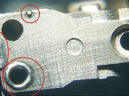 <a href='http://www.ewait.cn/product/3.htm' class='text_a'>模具激光焊機(jī)</a>修復(fù)模具效果